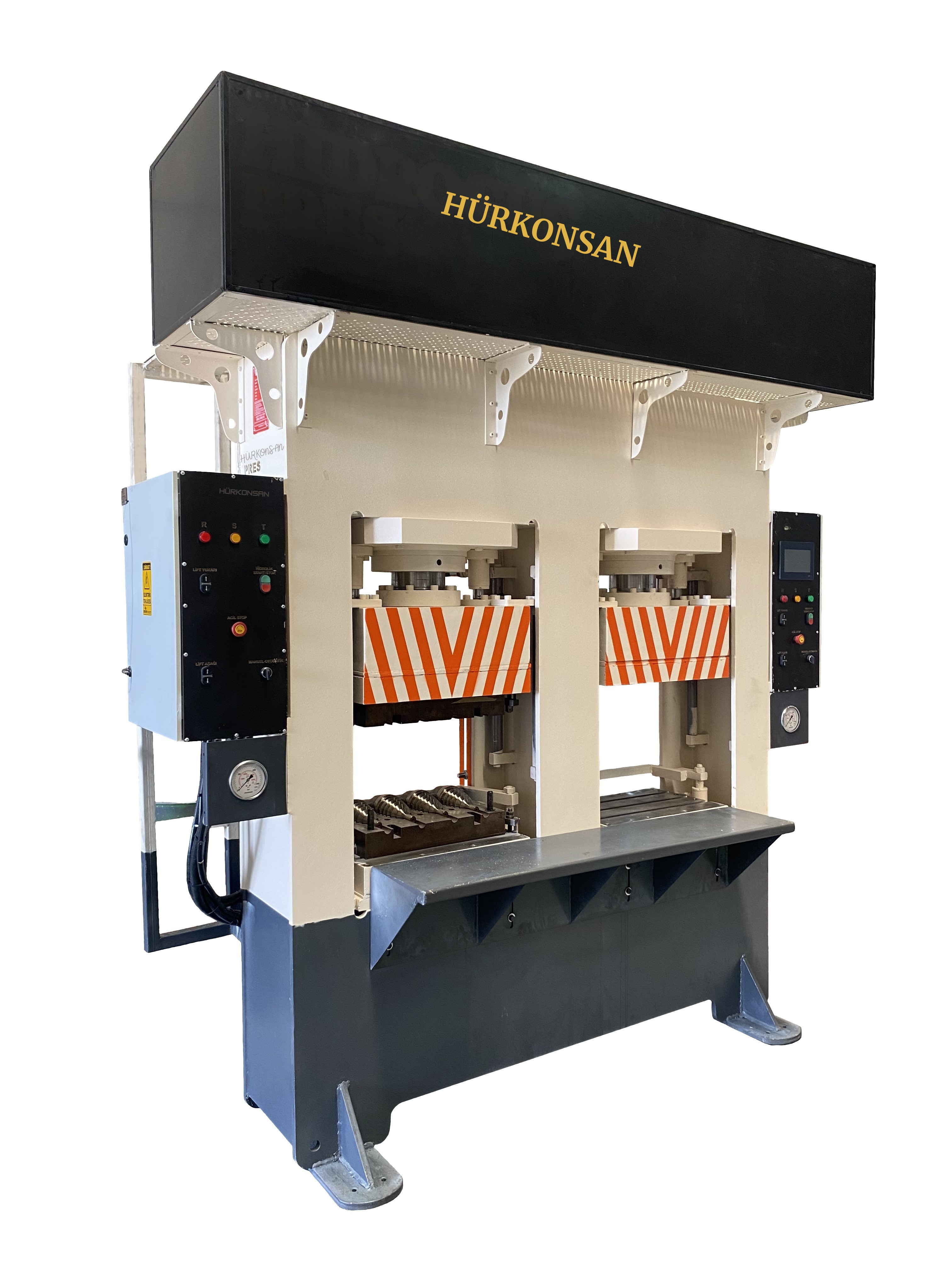 H Tipi Çift İstasyonlu Otomatik Kauçuk Pişirme Presi